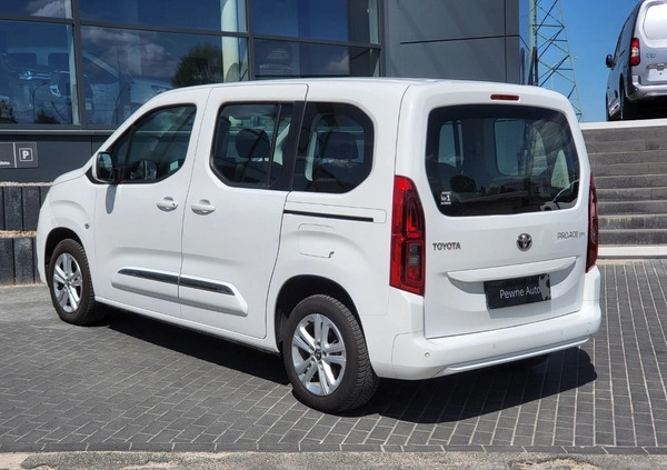 Toyota Proace City Verso cena 86900 przebieg: 141978, rok produkcji 2020 z Ząbki małe 596